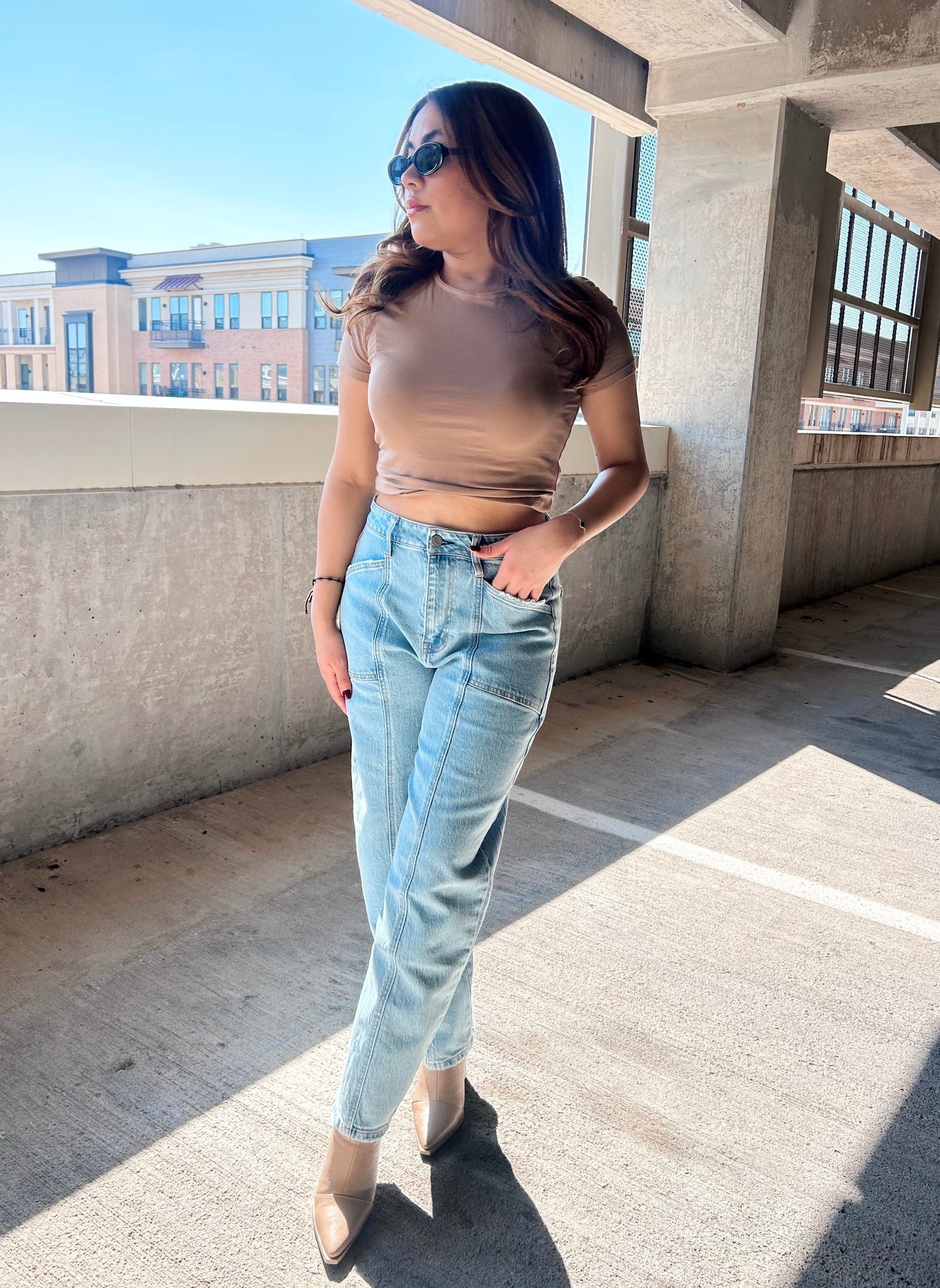 Katie Barrel Denim Jeans