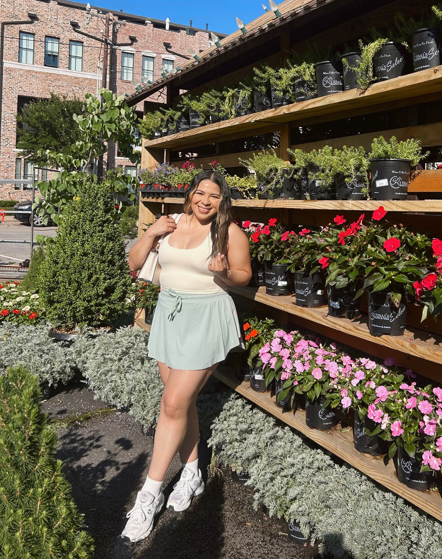 Fun + Flirty Summer Skort - Sage