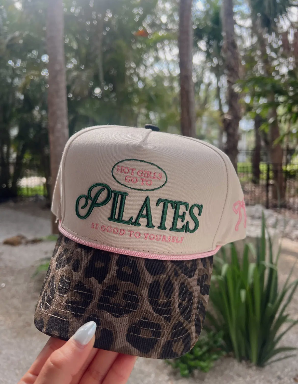Hot Girls Go To Pilates - Leopard Vintage Hat