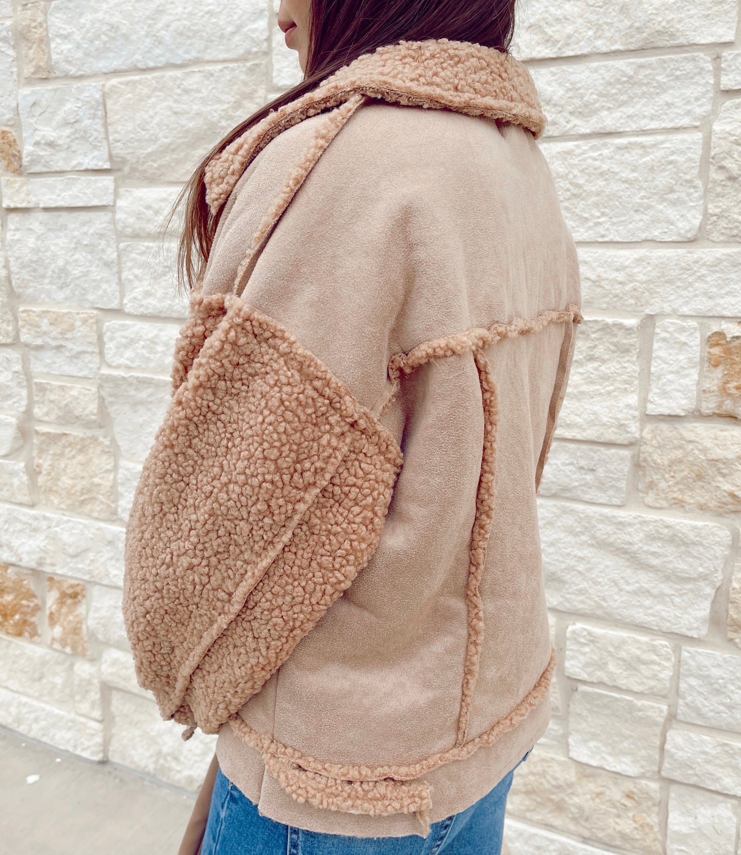 Golden Babe Sherpa Jacket