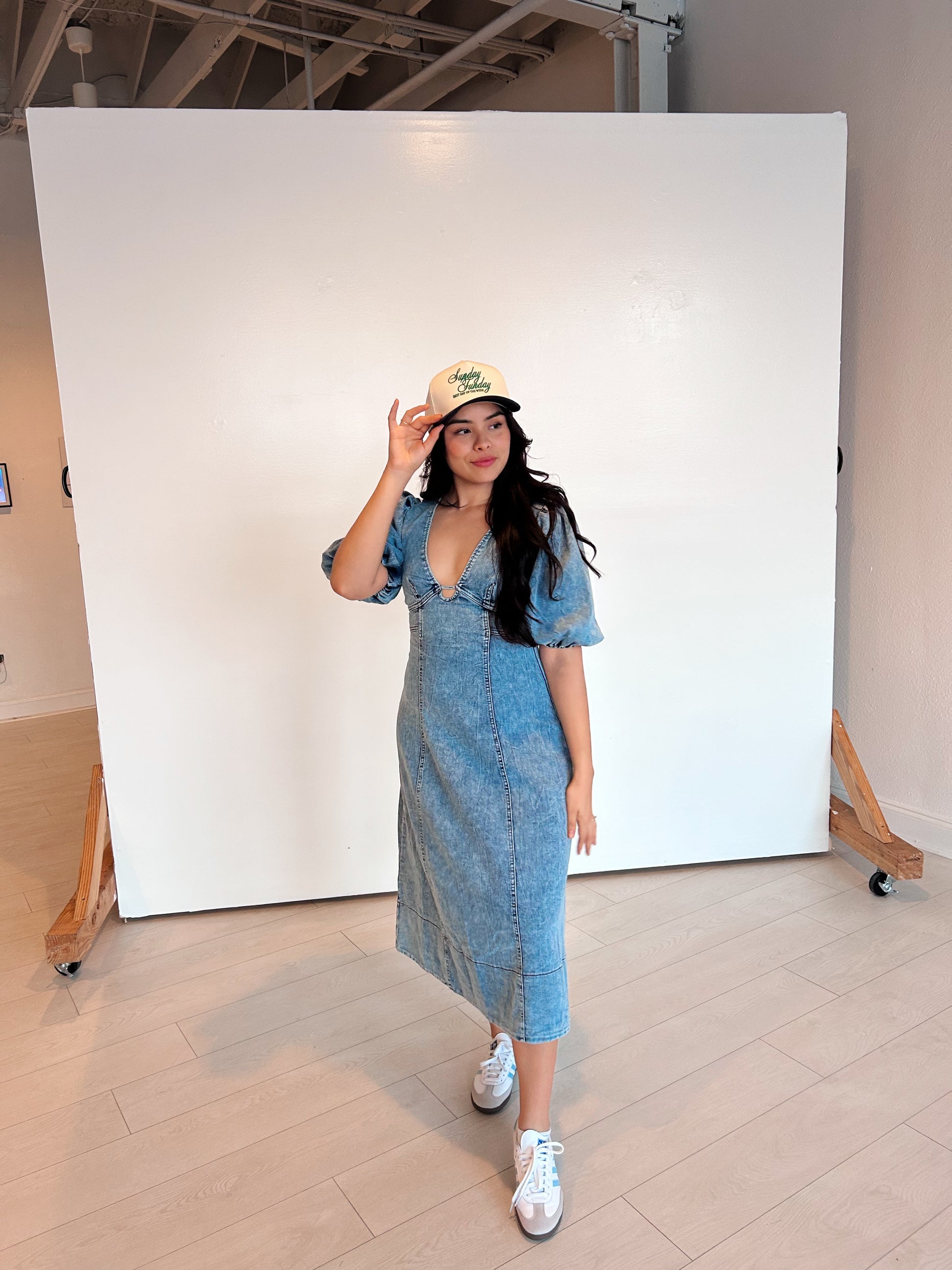 Stella Denim Dress M