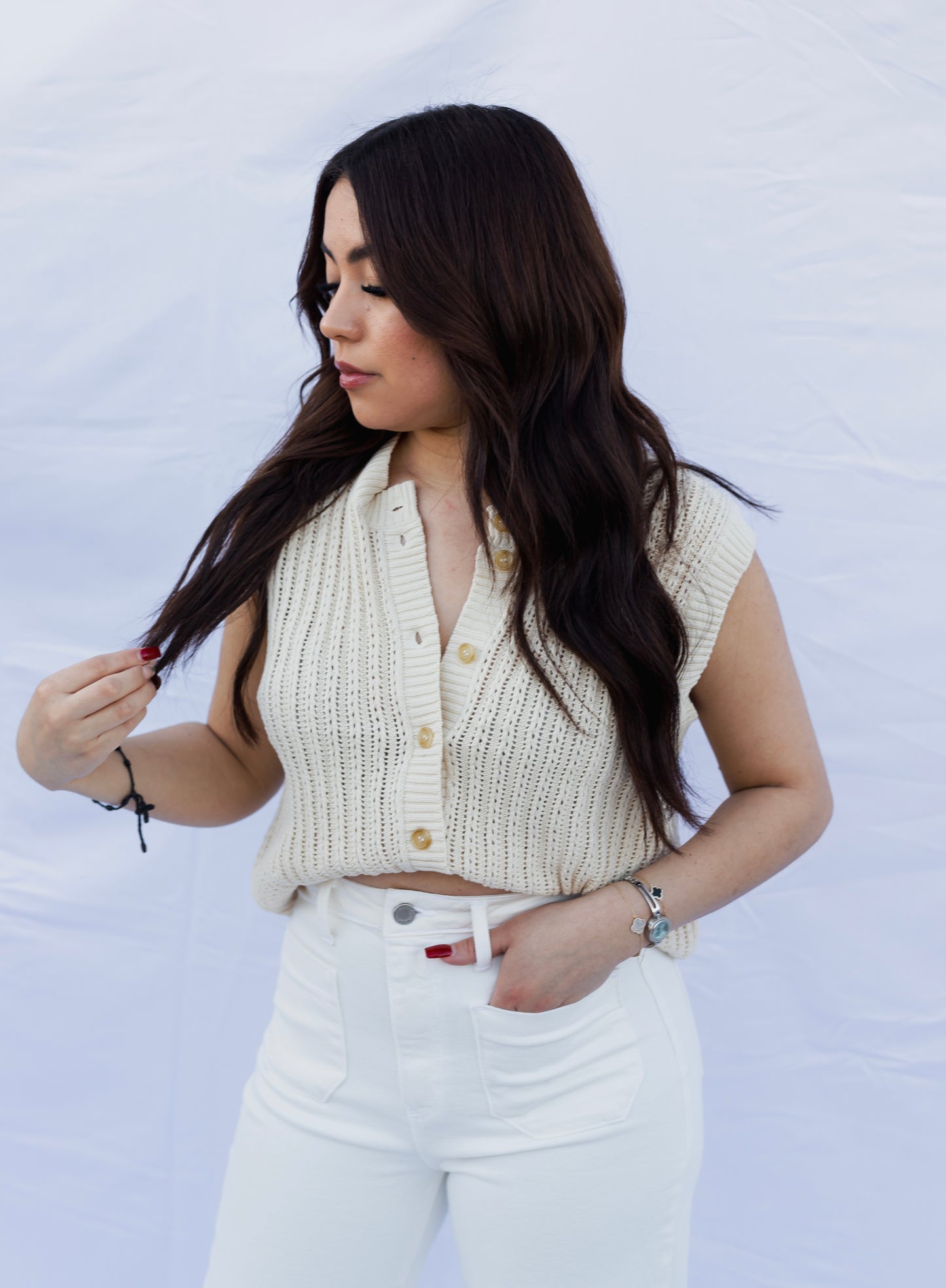 Chloe - Crochet Vest