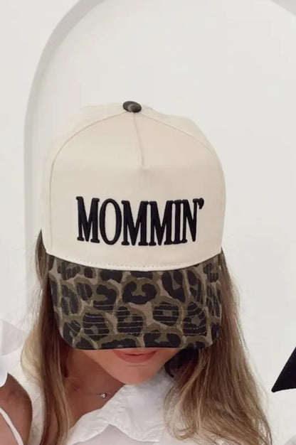 Mommin’ - Leopard Vintage Hat