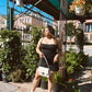 Summer Girl Era Dress - Black