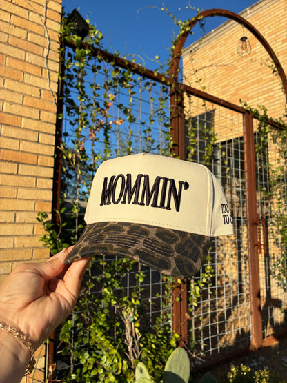 Mommin’ - Leopard Vintage Hat
