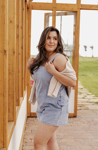 Briar- Denim Romper
