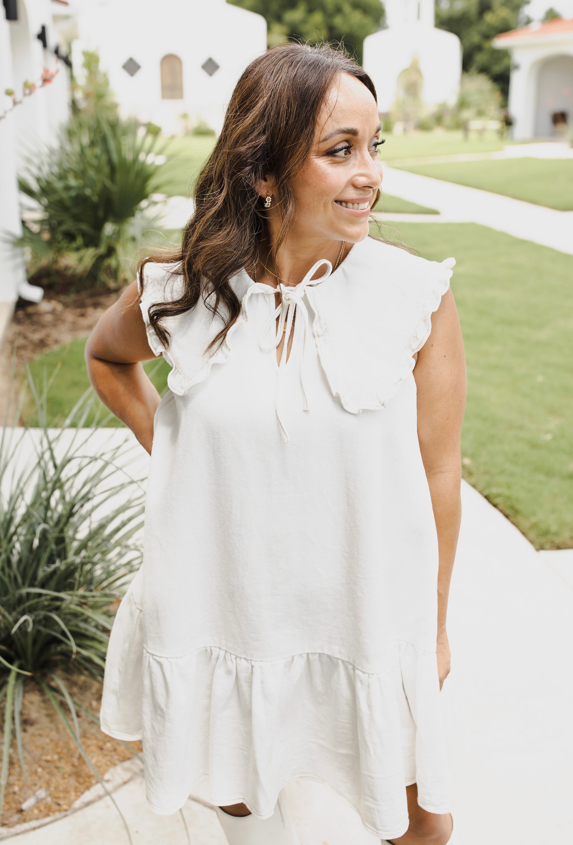 white denim dress Last Rodeo