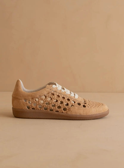 Nova - Crochet Woven Suede Sneaker