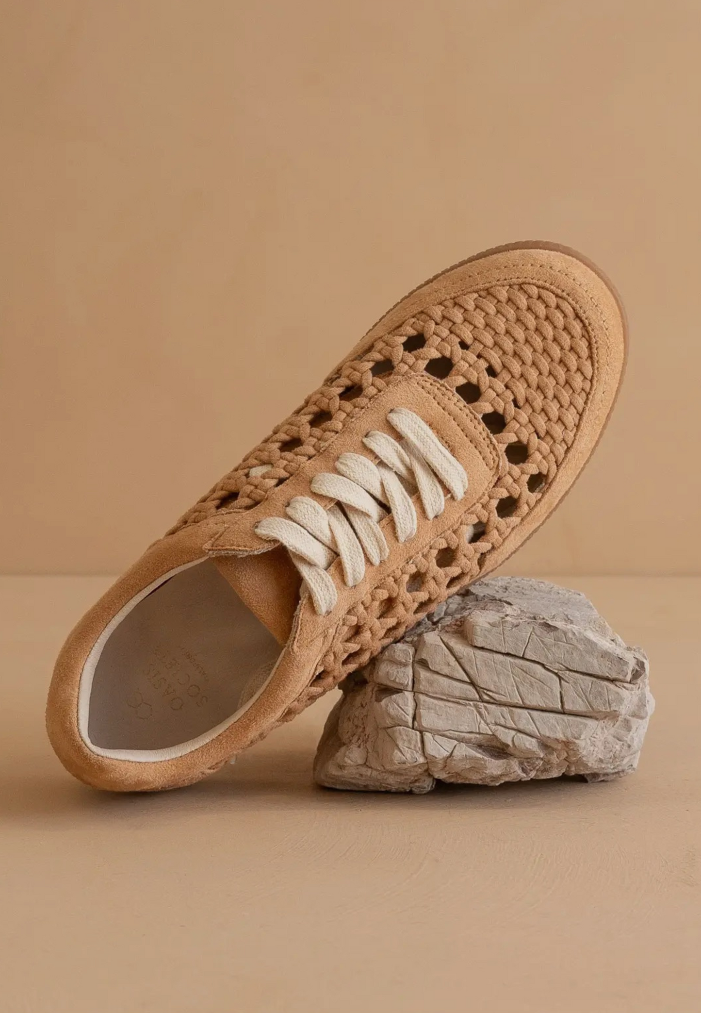 Nova - Crochet Woven Suede Sneaker