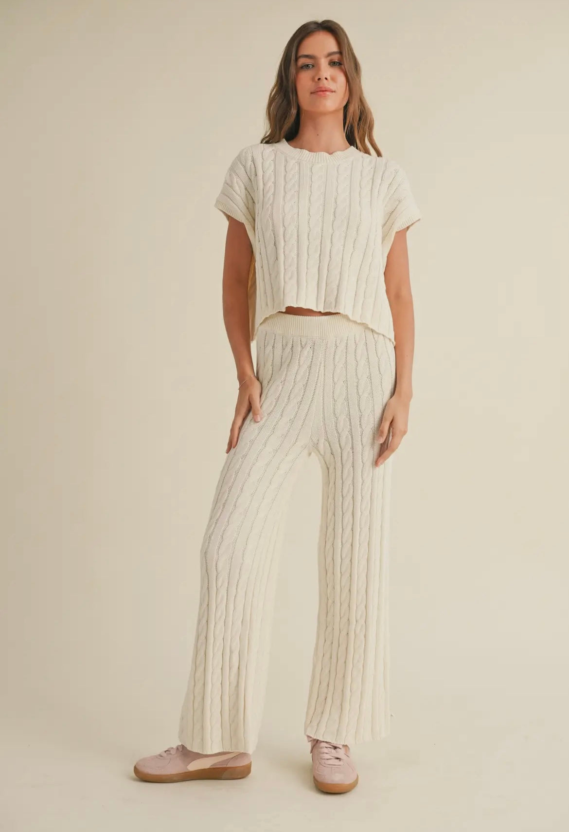 Winter Wonderland - Cable Knit Bottoms