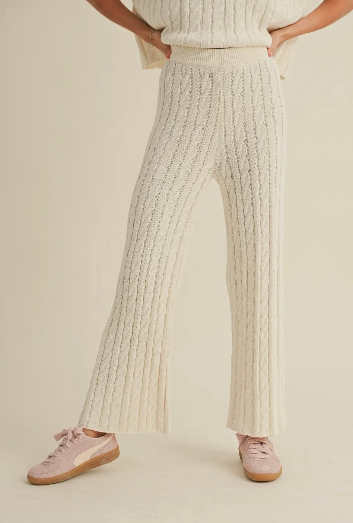 Winter Wonderland - Cable Knit Bottoms