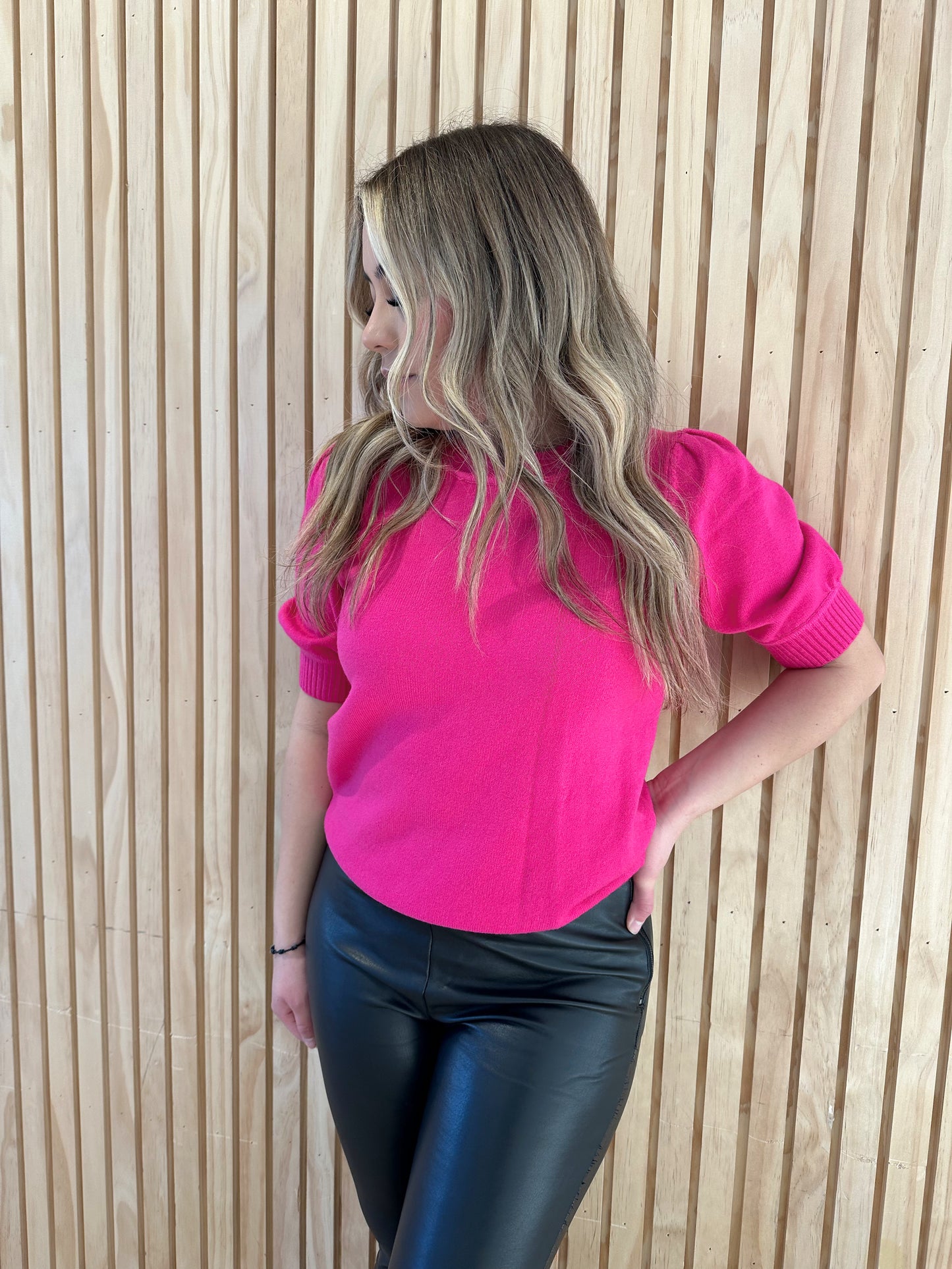 Be Mine - Puff Sleeve Sweater