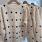 Classic Love - Embroidered Heart Sweater