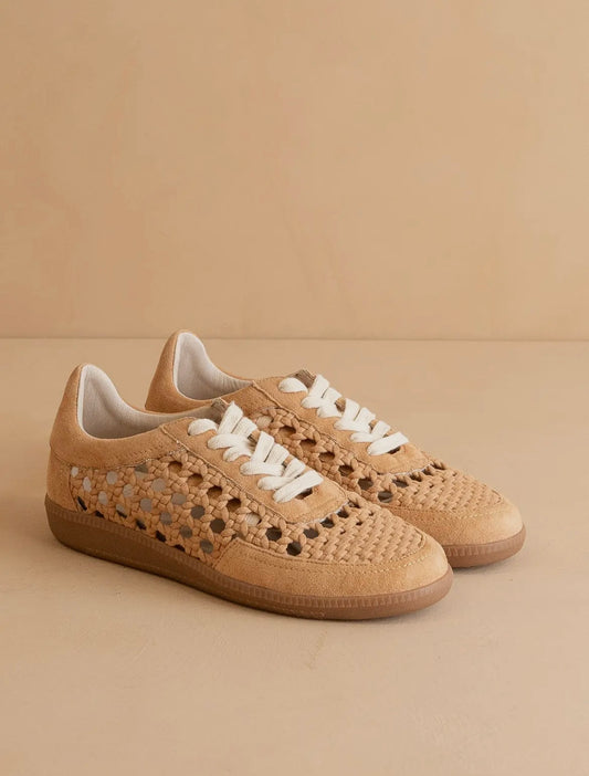 Nova - Crochet Woven Suede Sneaker
