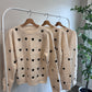 Classic Love - Embroidered Heart Sweater
