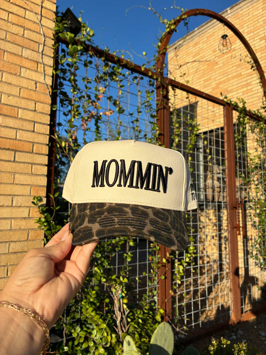 Mommin’ - Leopard Vintage Hat