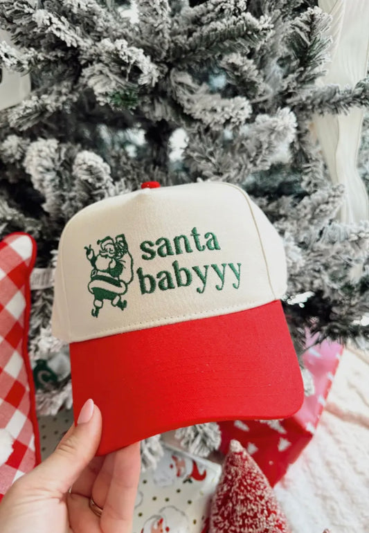 Santa Baby - Red Vintage Trucker Hat