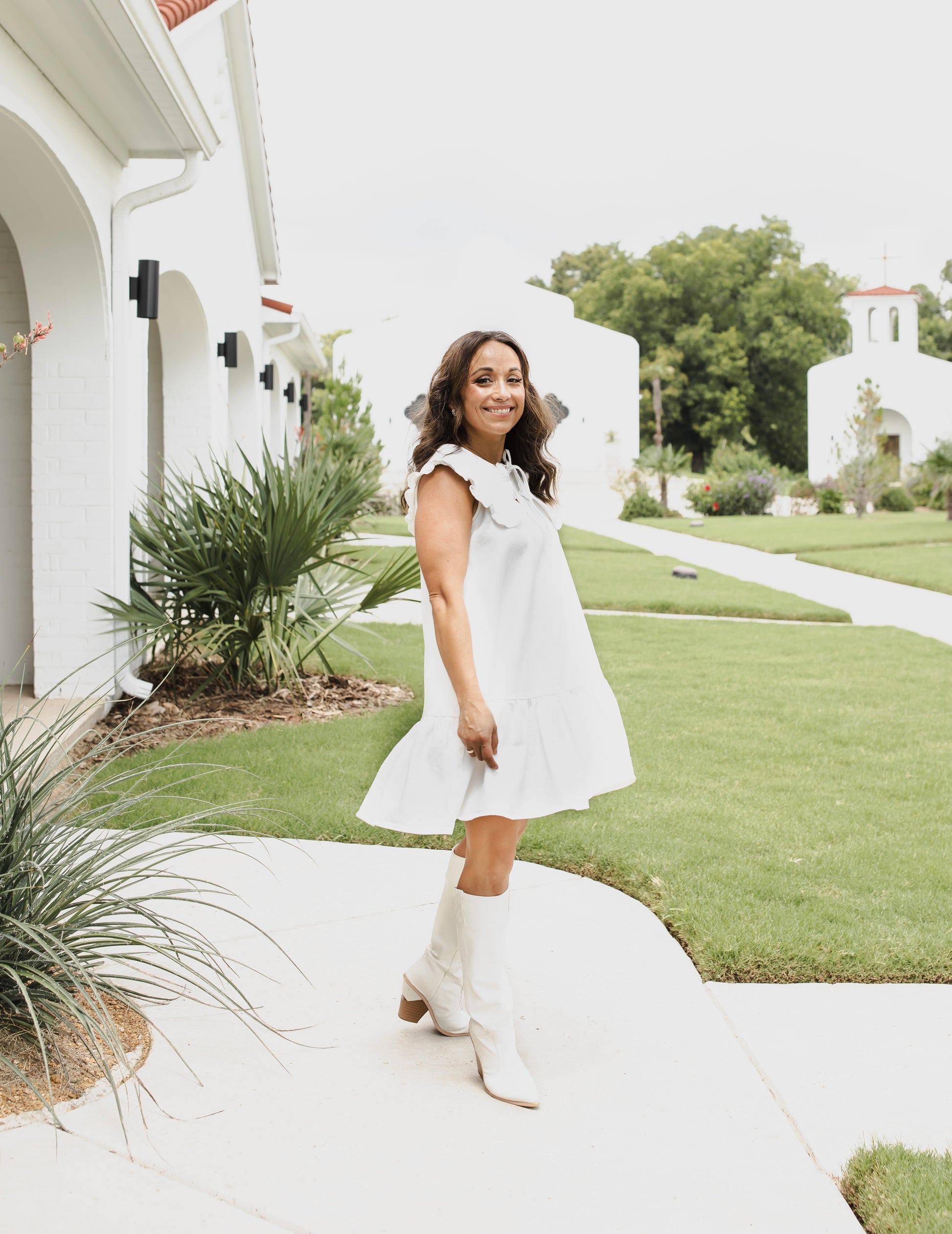 Last Rodeo - White Denim Dress - X-Small Last Rodeo - White Denim Dress - X-Small