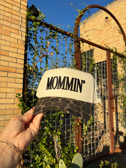 Mommin’ - Leopard Vintage Hat