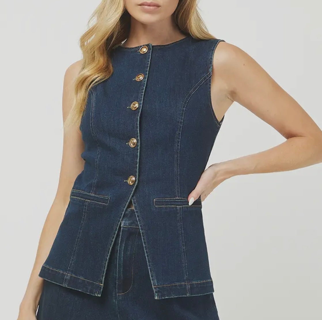 Evette - Denim Vest