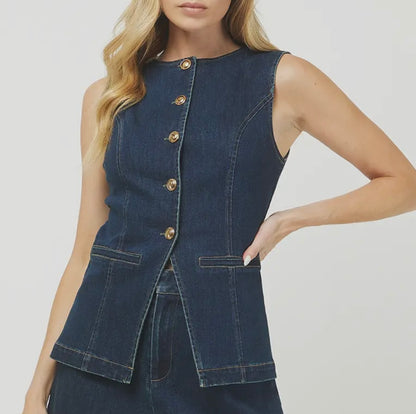 Evette - Denim Vest