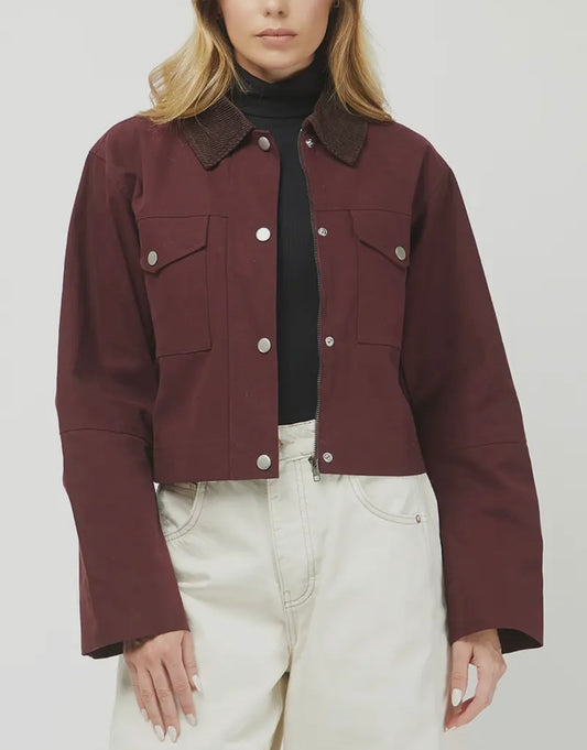 Ruby- Cropped Barn Jacket
