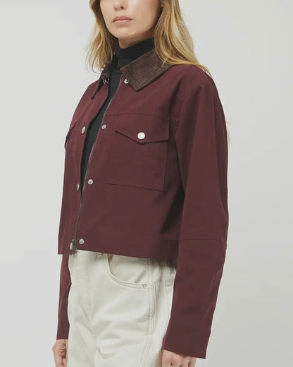 Ruby- Cropped Barn Jacket