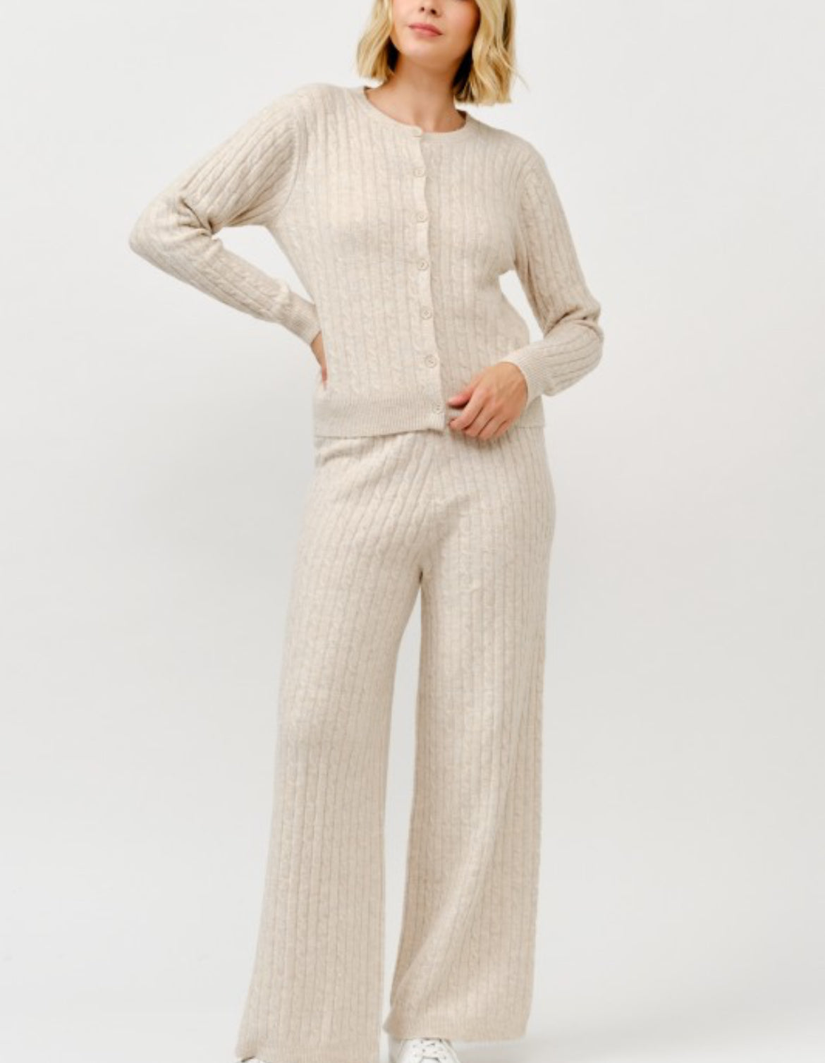 Rowan - Cardigan Cable Knit Set