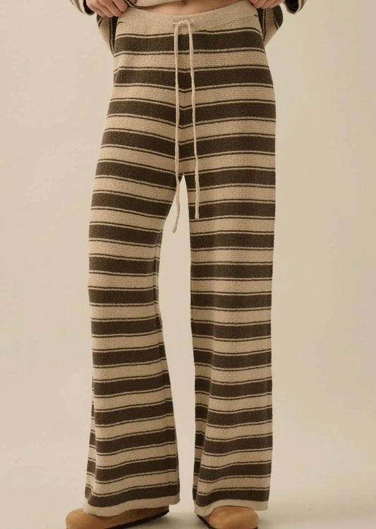 Sienna - Striped Knit Pants